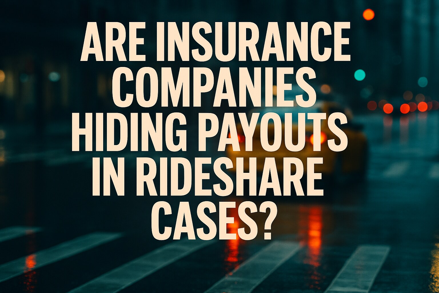 Rideshare app pickup screen on a smartphone with a blurred city street background
