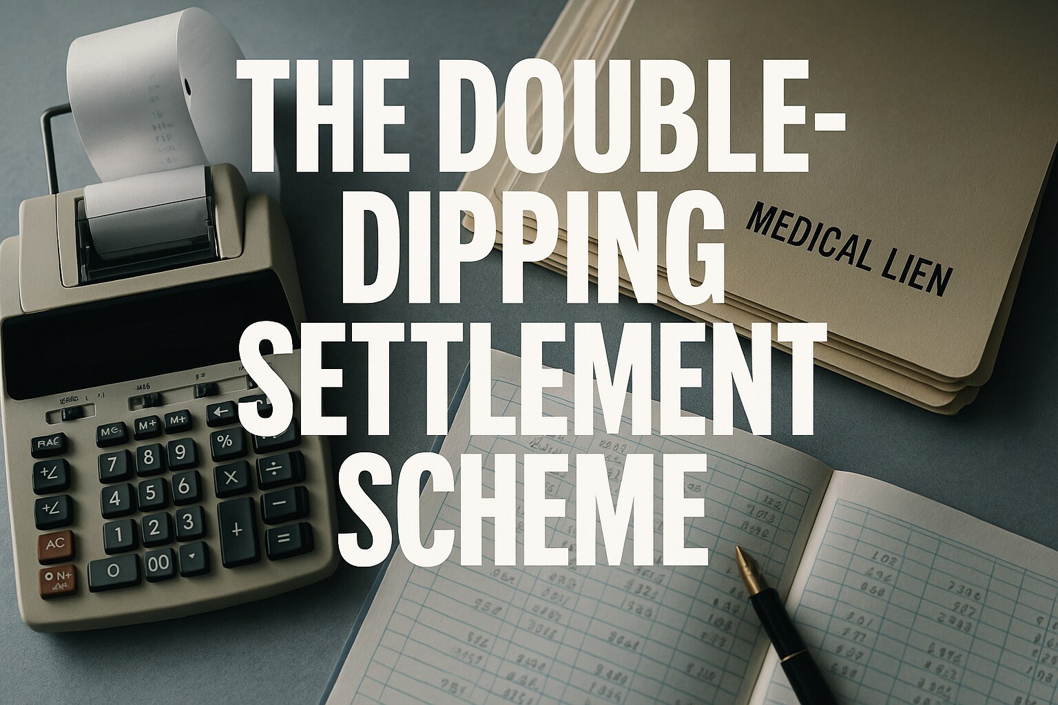 Stack of medical billing statements and insurance correspondence on a desk