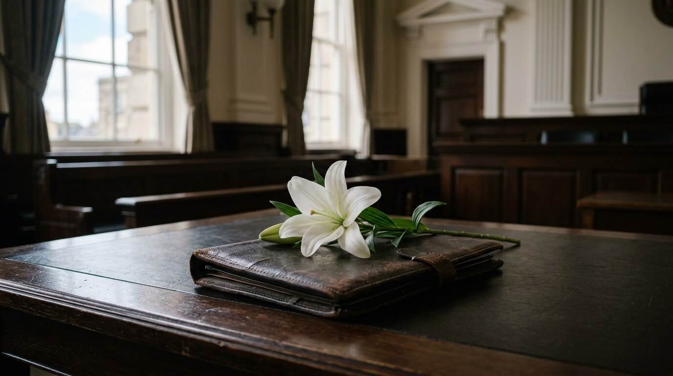 Empty chair by a window in a quiet family home